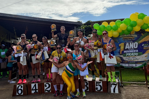Corrida celebra um ano do Grupo Movimenta Prado e reúne dezenas de participantes em Prado